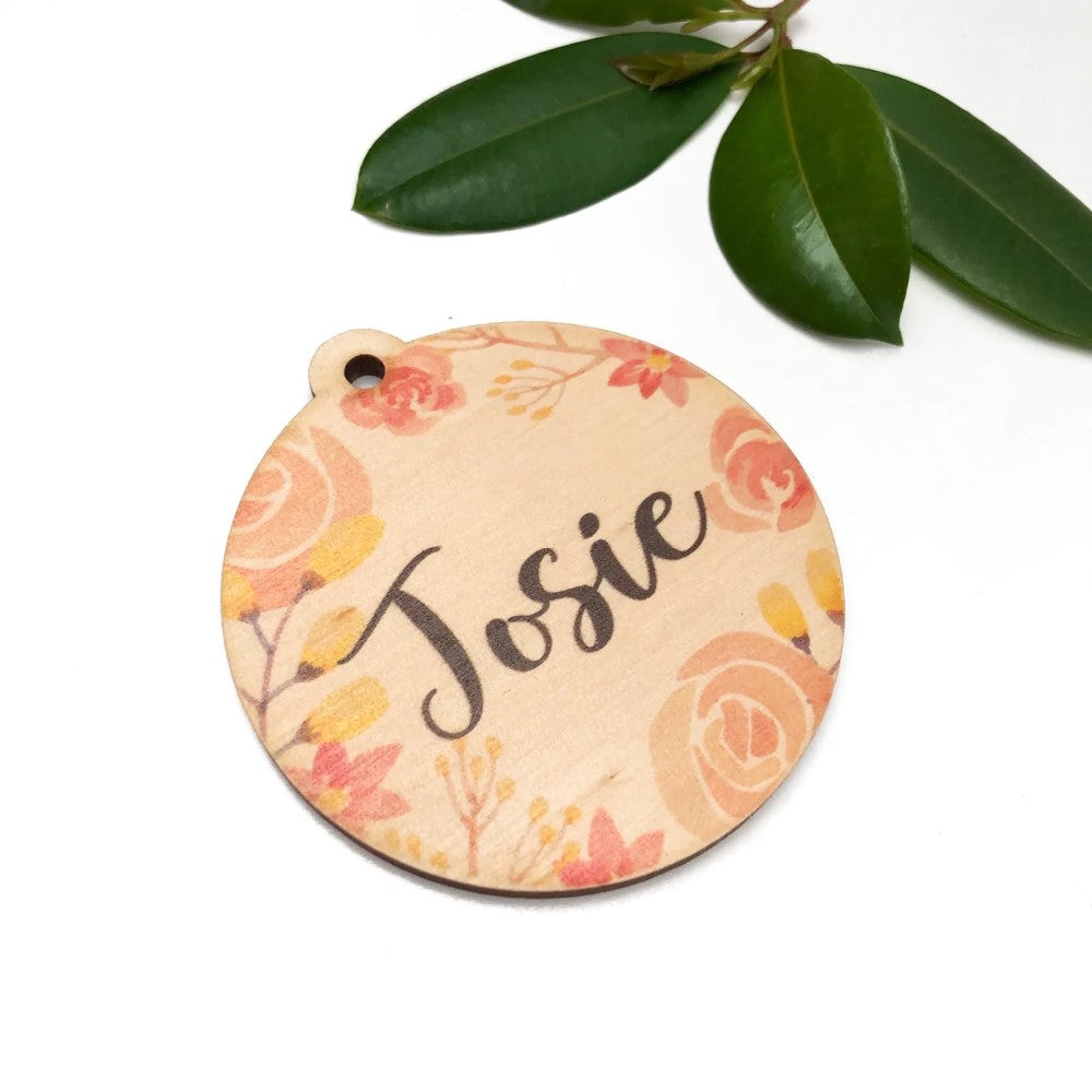 Personalised Timber Bag Tags (Choose from 9 Designs)