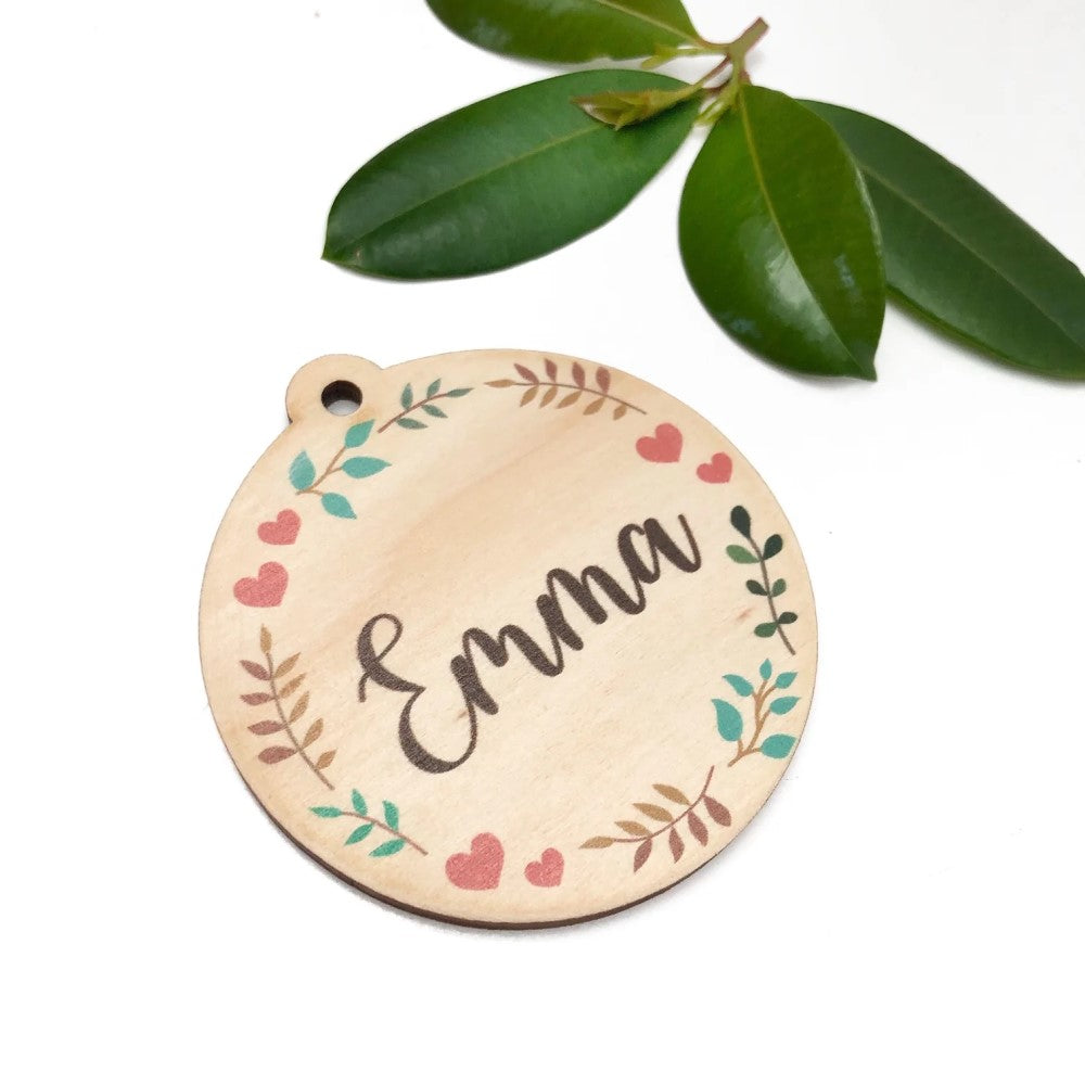 Personalised Timber Bag Tags (Choose from 9 Designs)