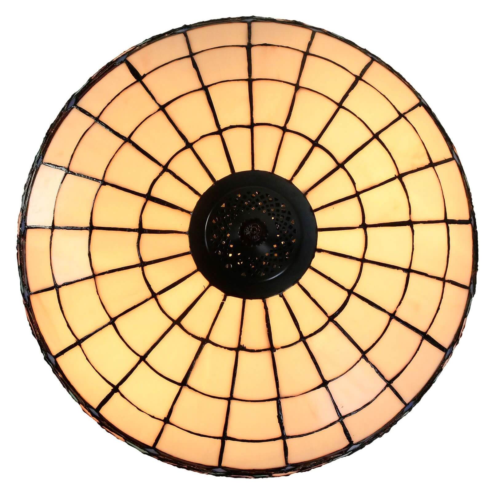 Pink Rose Tiffany Stained Glass Floor Lamp