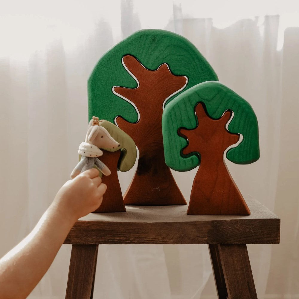 Playtime Colored Wooden Trees