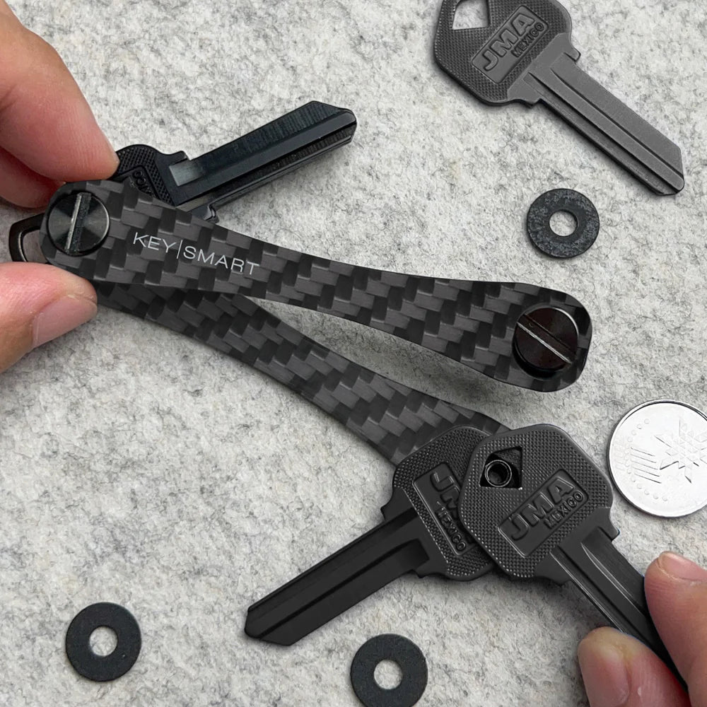 Pocket Compact Key Holder and Keychain Organiser - Set of 2
