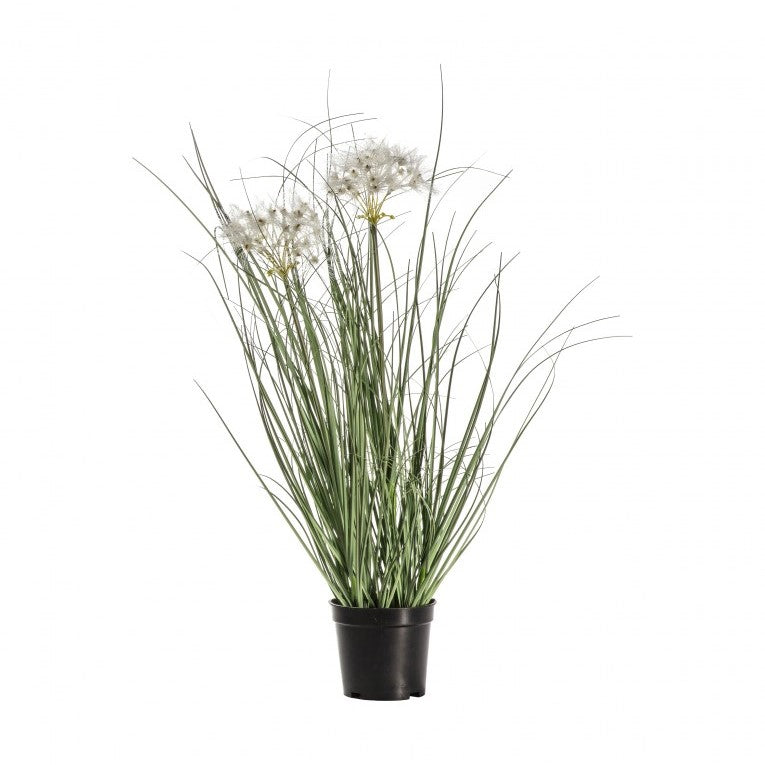 Artificial Grass with Two Heads of Flowers