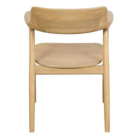 Premium Solid Wooden Armchair - Natural