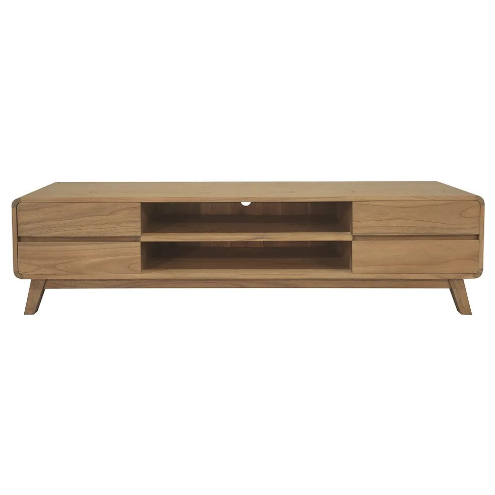 Providence 4 Drawer Entertainement Unit - Natural