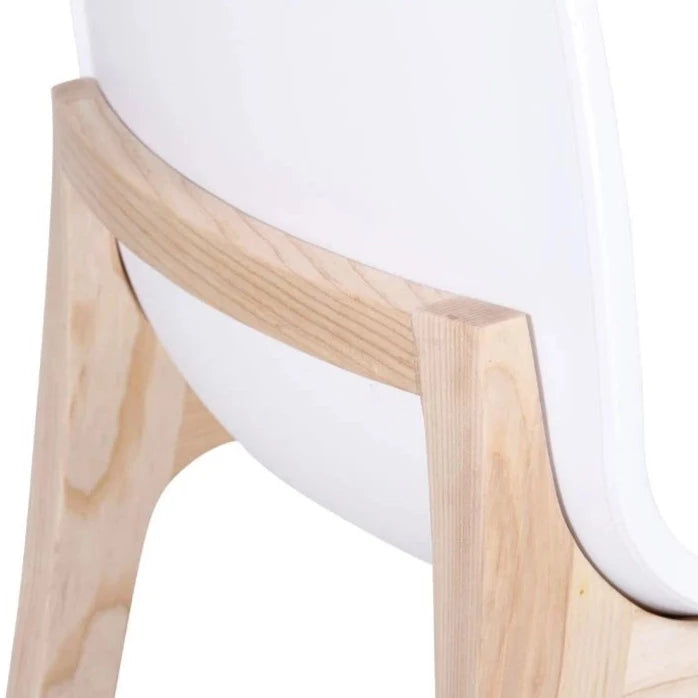 Pure Elegance Wooden Dining Chair (Available in 5 Colors)