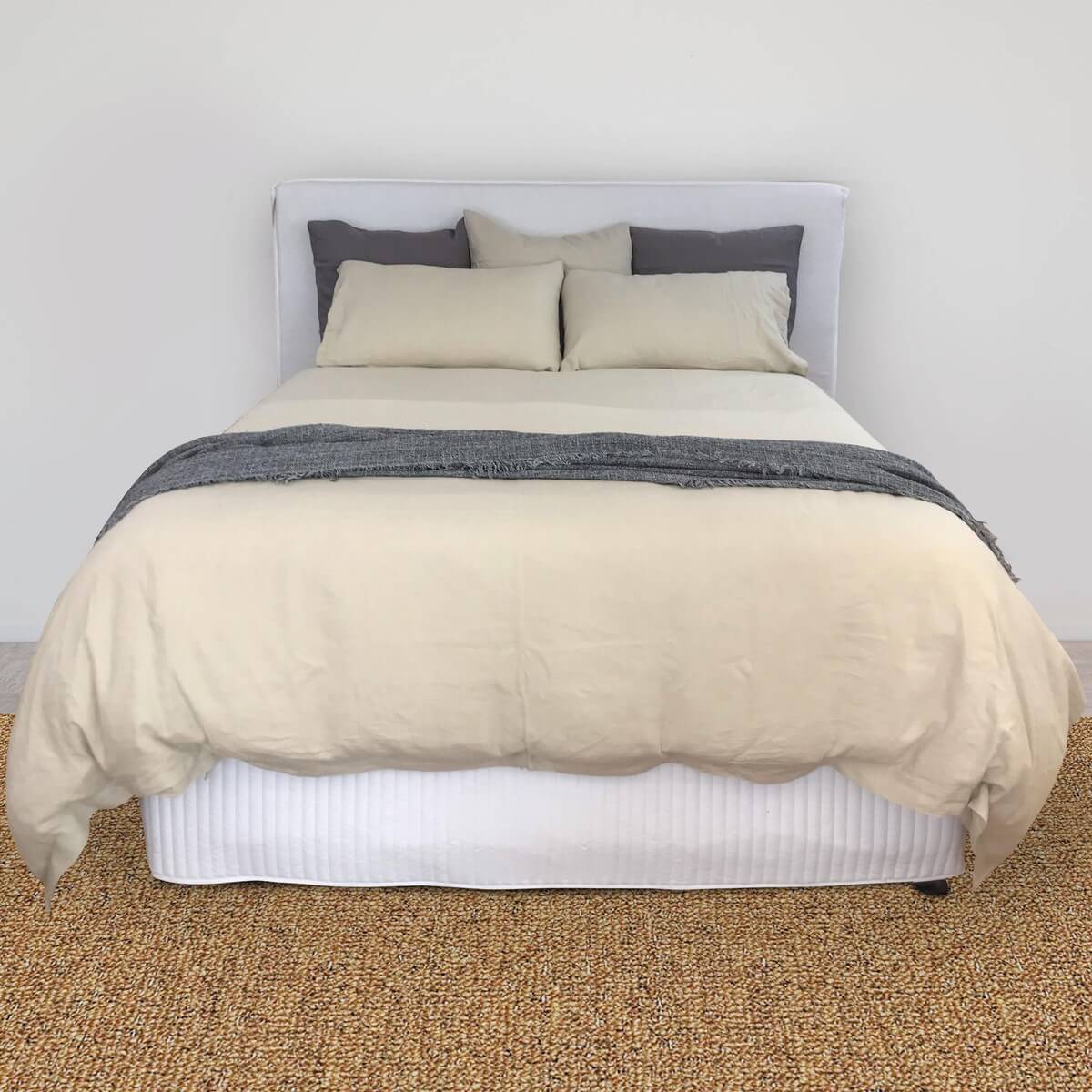 Pure Linen Luxury Doona - Buckwheat (Available in 2 Sizes)