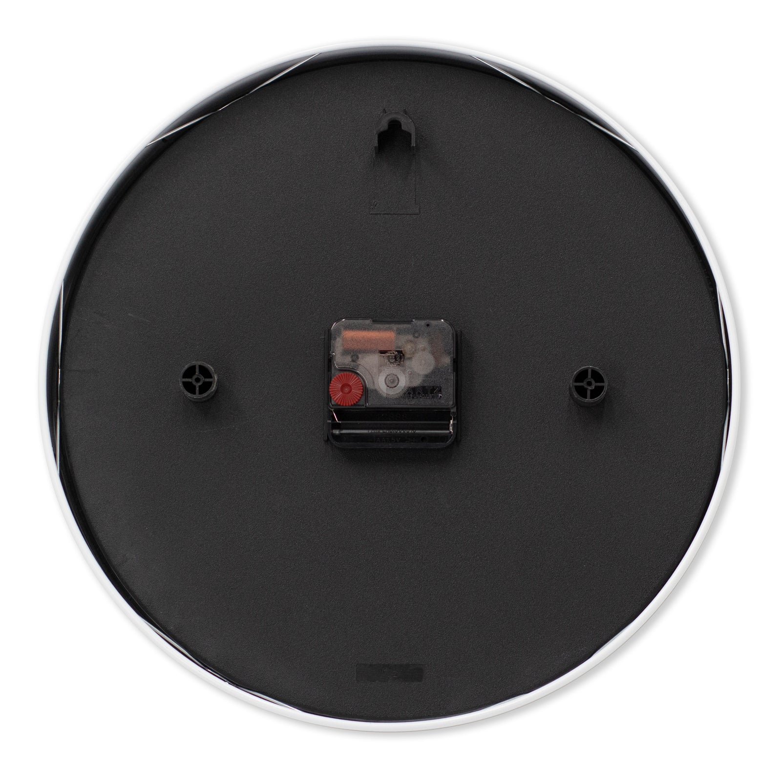 Quantum Quest Round Wall Clock 30cms - Black