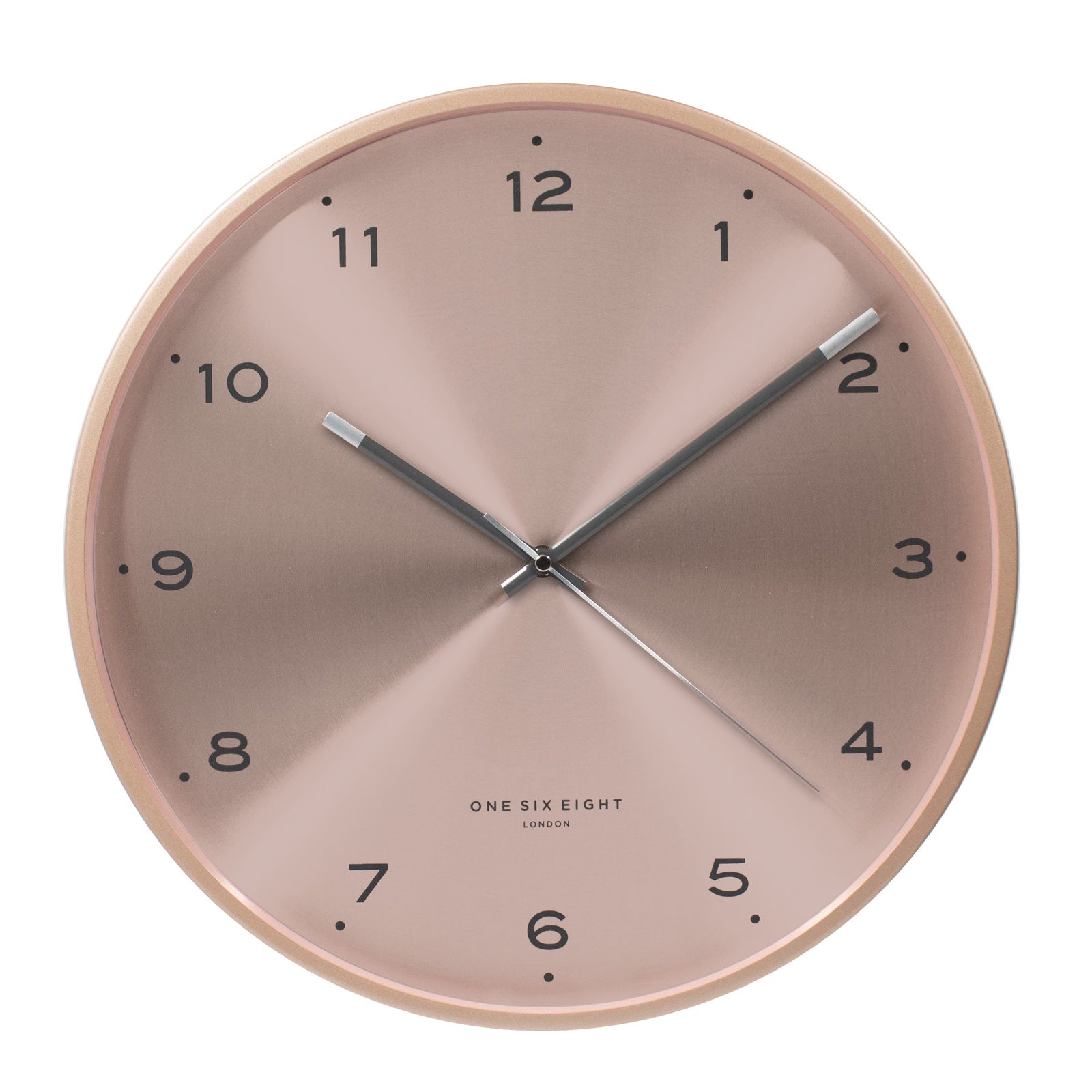 Quantum Quest Round Wall Clock 30cms - Blush