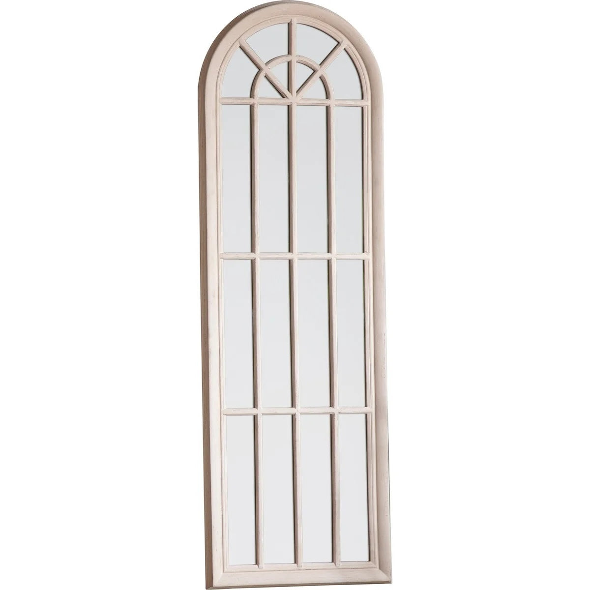 Radiant Arched Panelled Wall Decor 180cms White