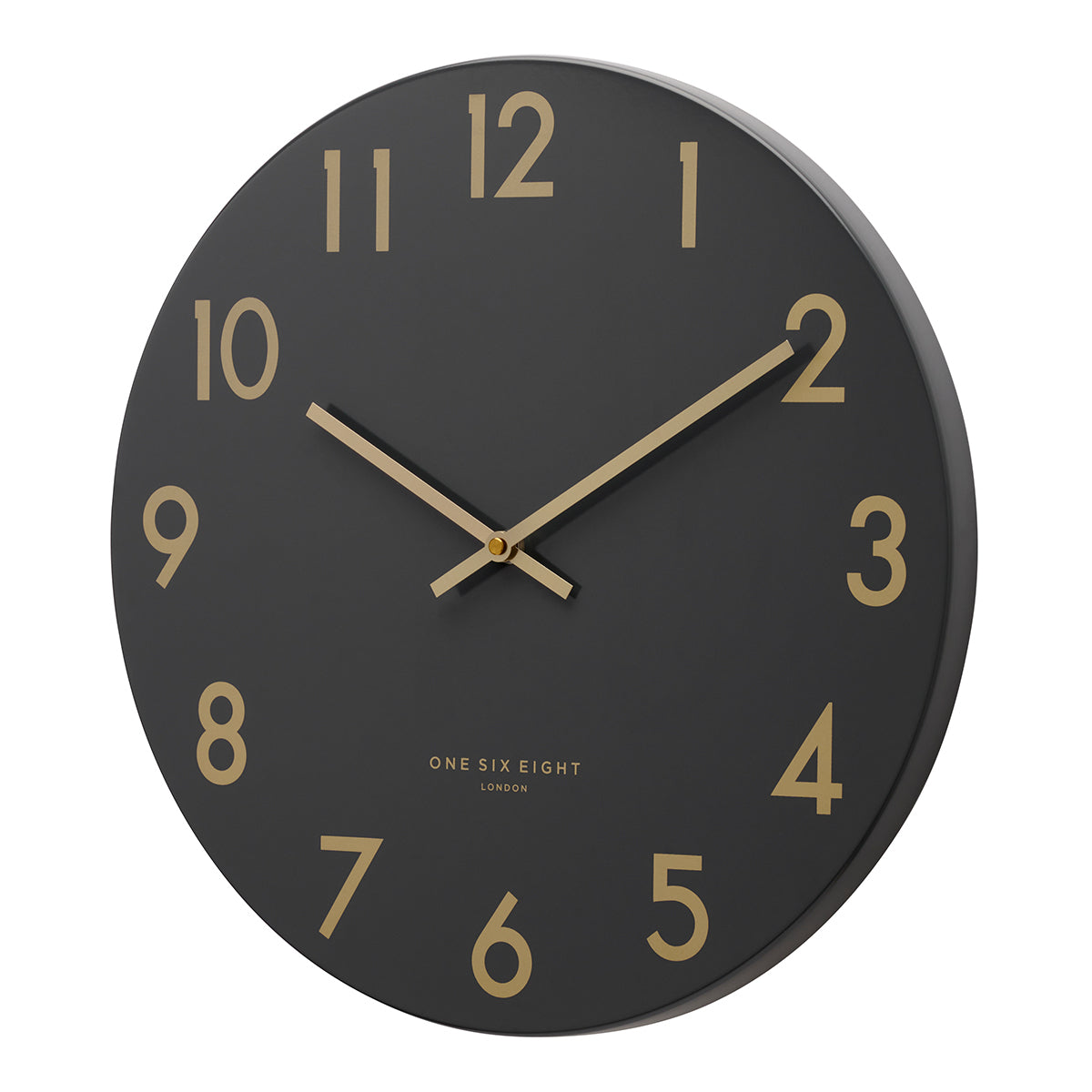 Radiant Rhythms Charcoal Wall Clock (Available in 3 Sizes)