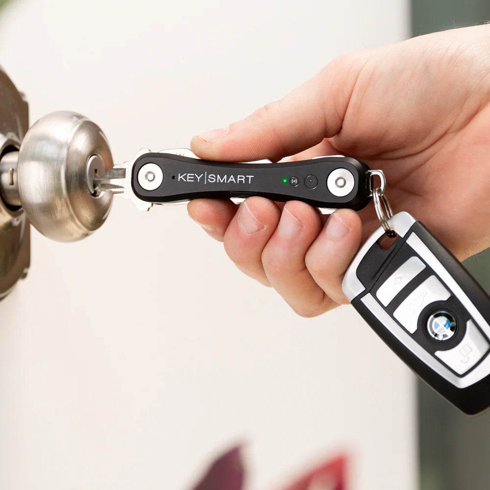 Rechargeable Compact Trackable Key Holder - Black