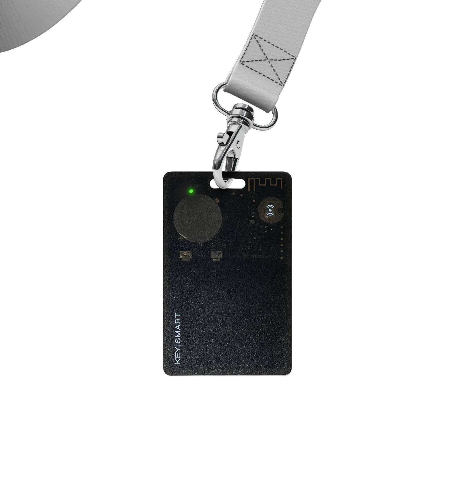 Rechargeable Thin Wallet Tracker Smart Card Clear Smoke
