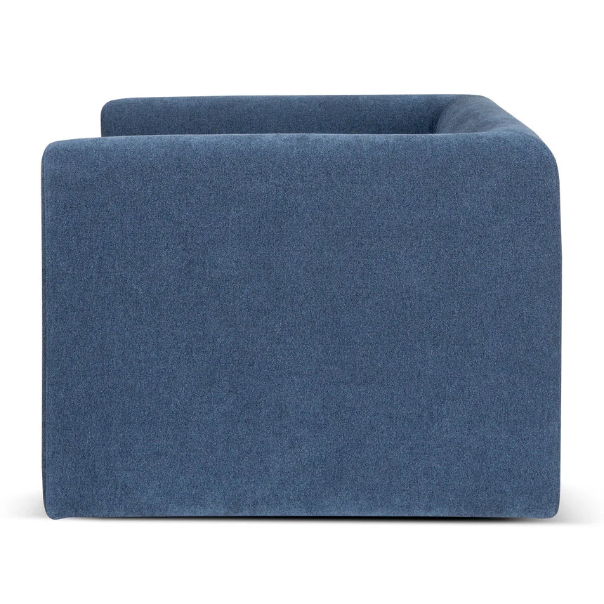 Refined Comfort Fabric Armchair - Navy Blue