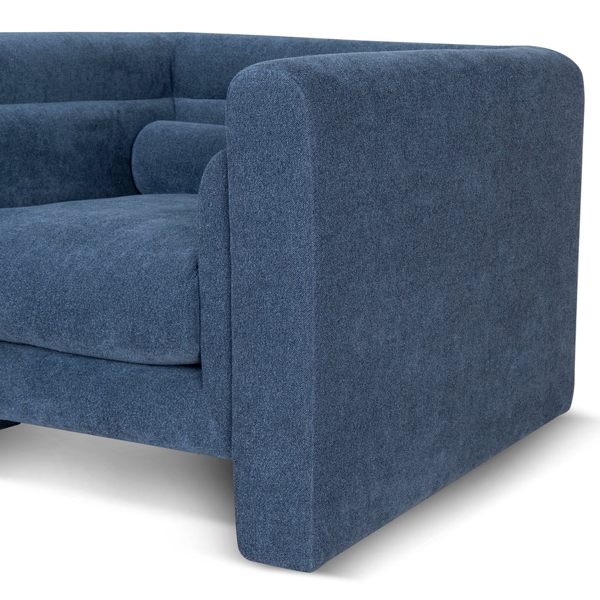 Refined Comfort Fabric Armchair - Navy Blue