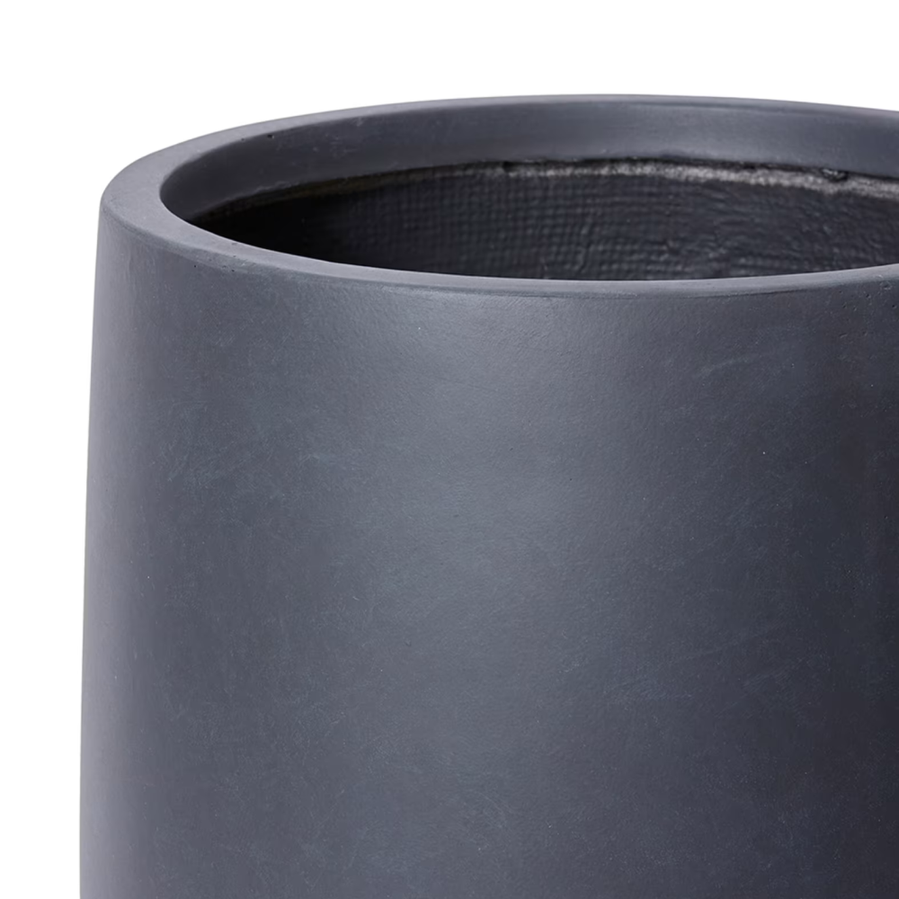 Sustainable Environment Plant Vases  - Black - Set of 2