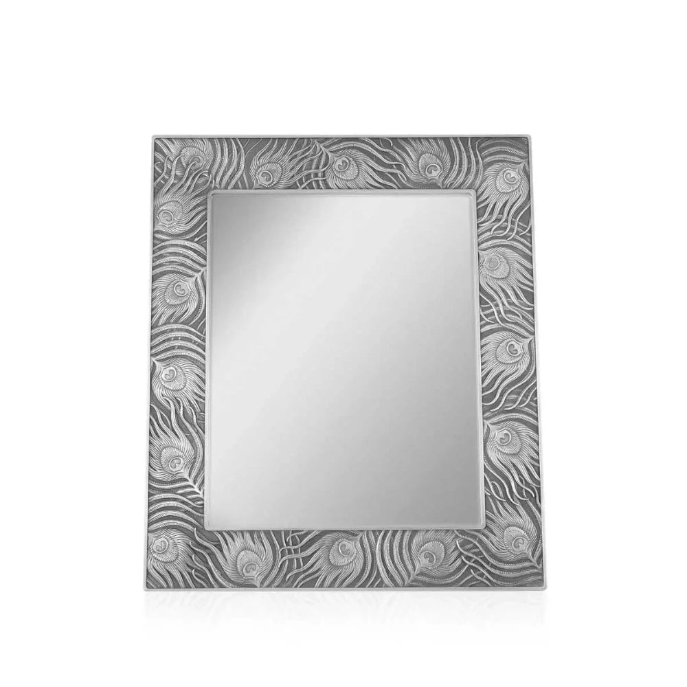 Reflecting Elegance Splendor Pewter Mirror