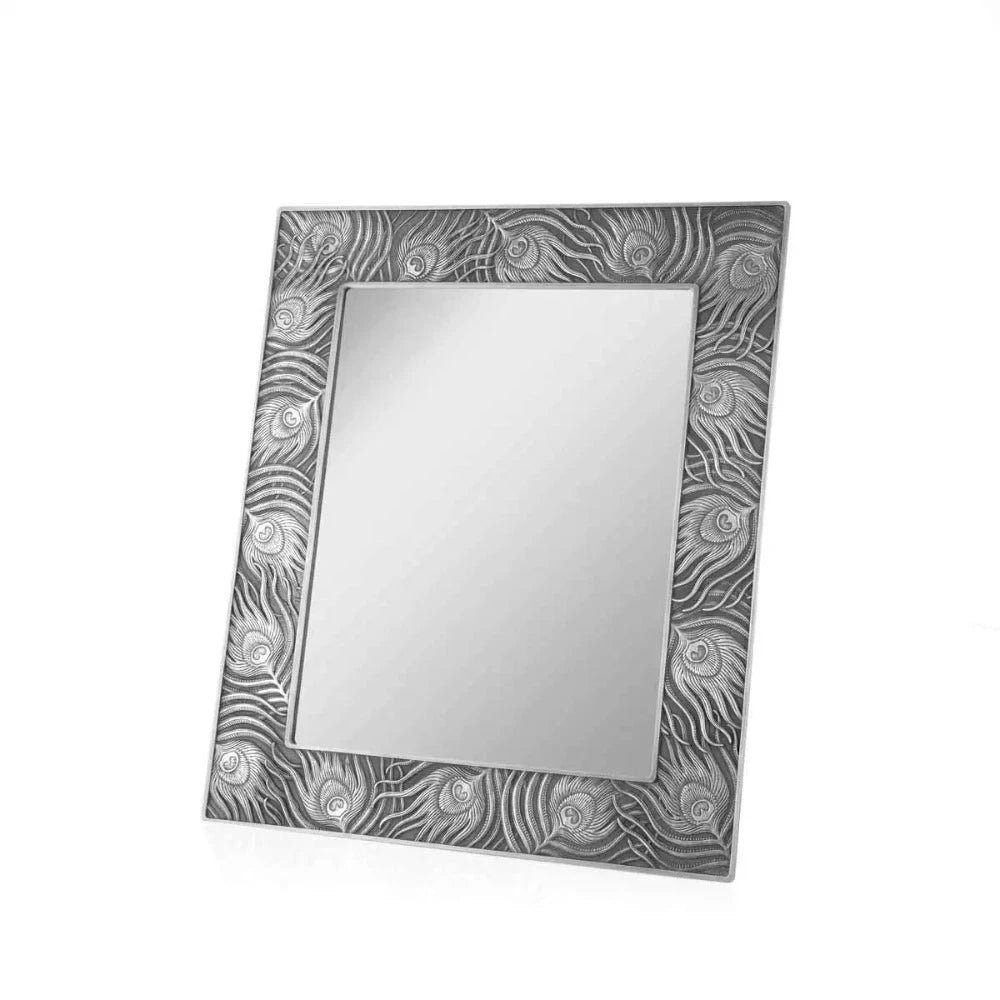 Reflecting Elegance Splendor Pewter Mirror