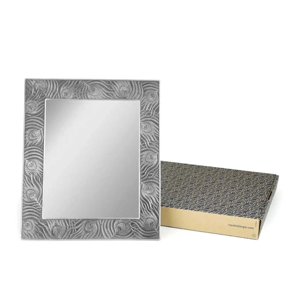 Reflecting Elegance Splendor Pewter Mirror