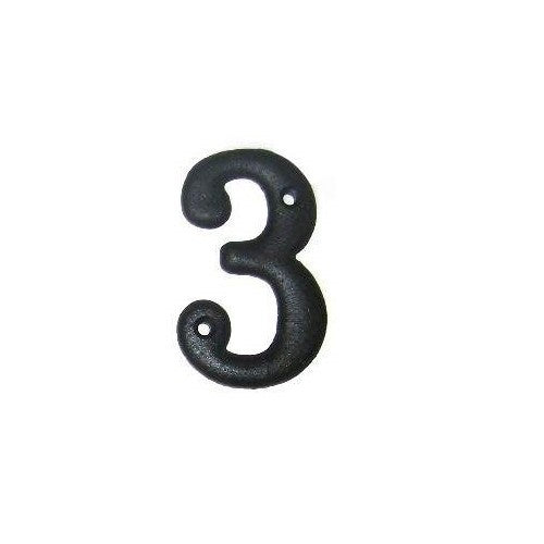Residence '3' Small House Number Display