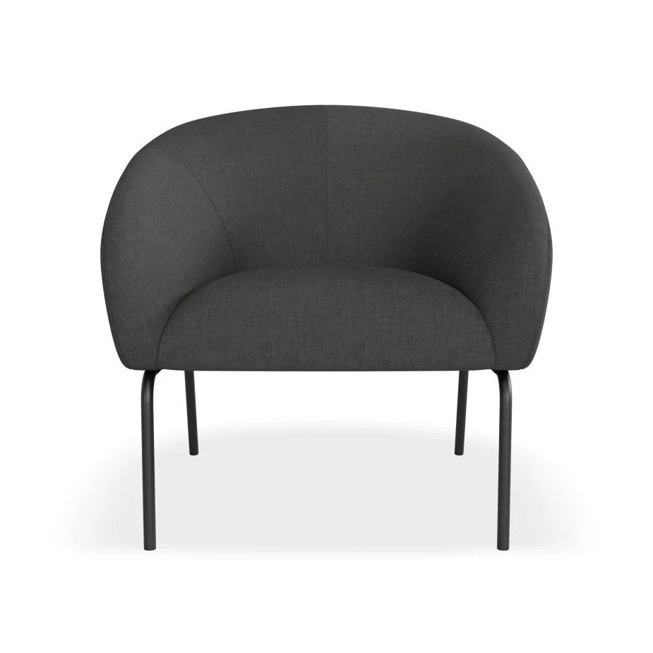 Retreat Single Seater Sofa with Matt Black Legs (Available in 4 Colors)