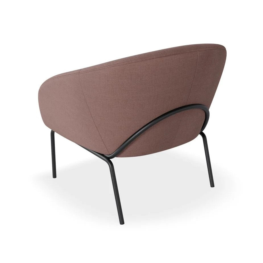 Retreat Single Seater Sofa with Matt Black Legs (Available in 4 Colors)