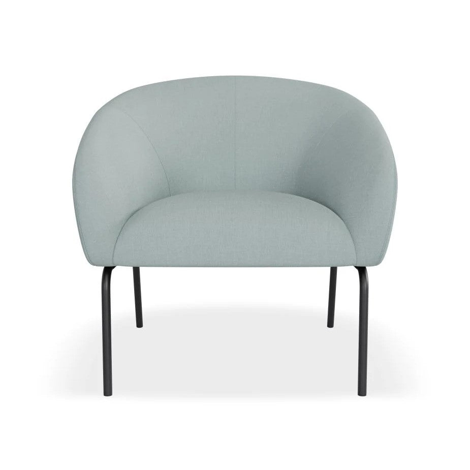 Retreat Single Seater Sofa with Matt Black Legs (Available in 4 Colors)