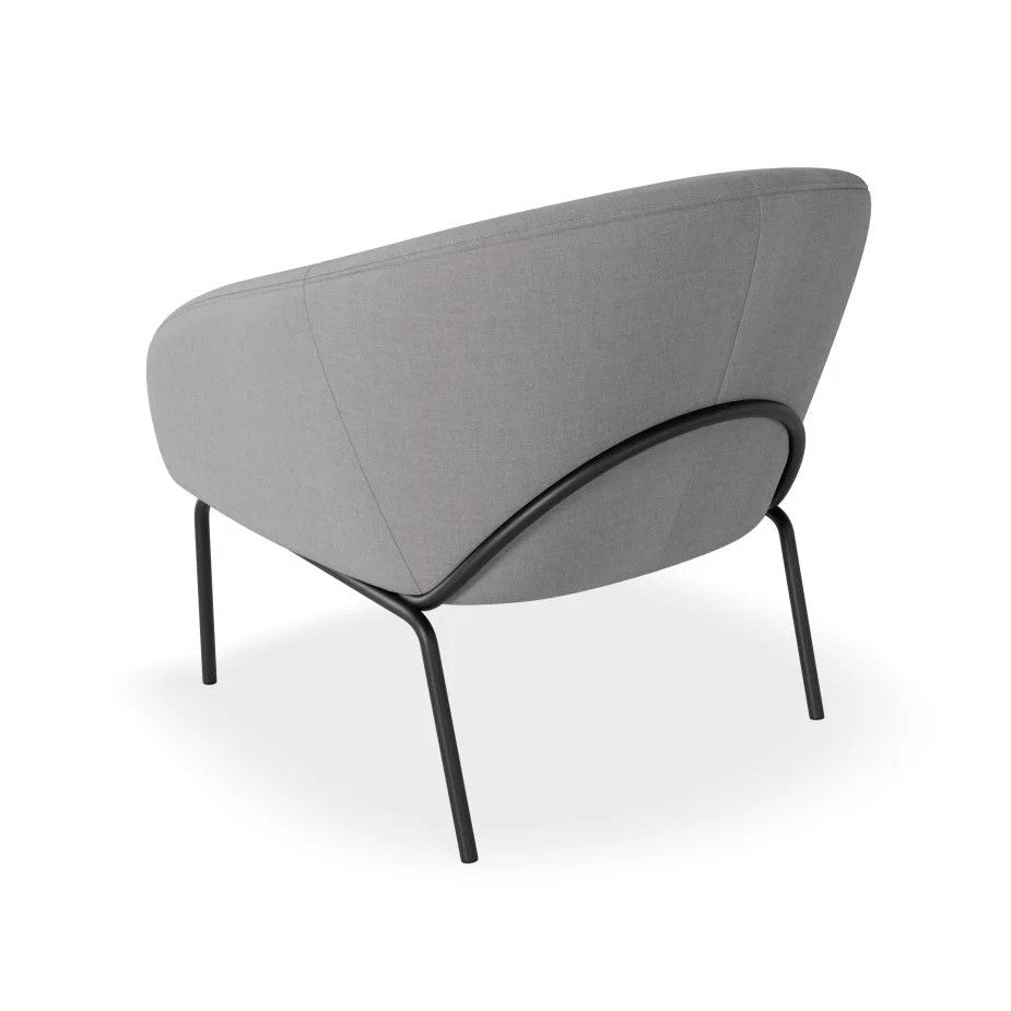 Retreat Single Seater Sofa with Matt Black Legs (Available in 4 Colors)