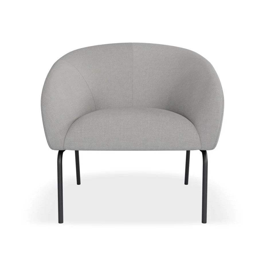 Retreat Single Seater Sofa with Matt Black Legs (Available in 4 Colors)