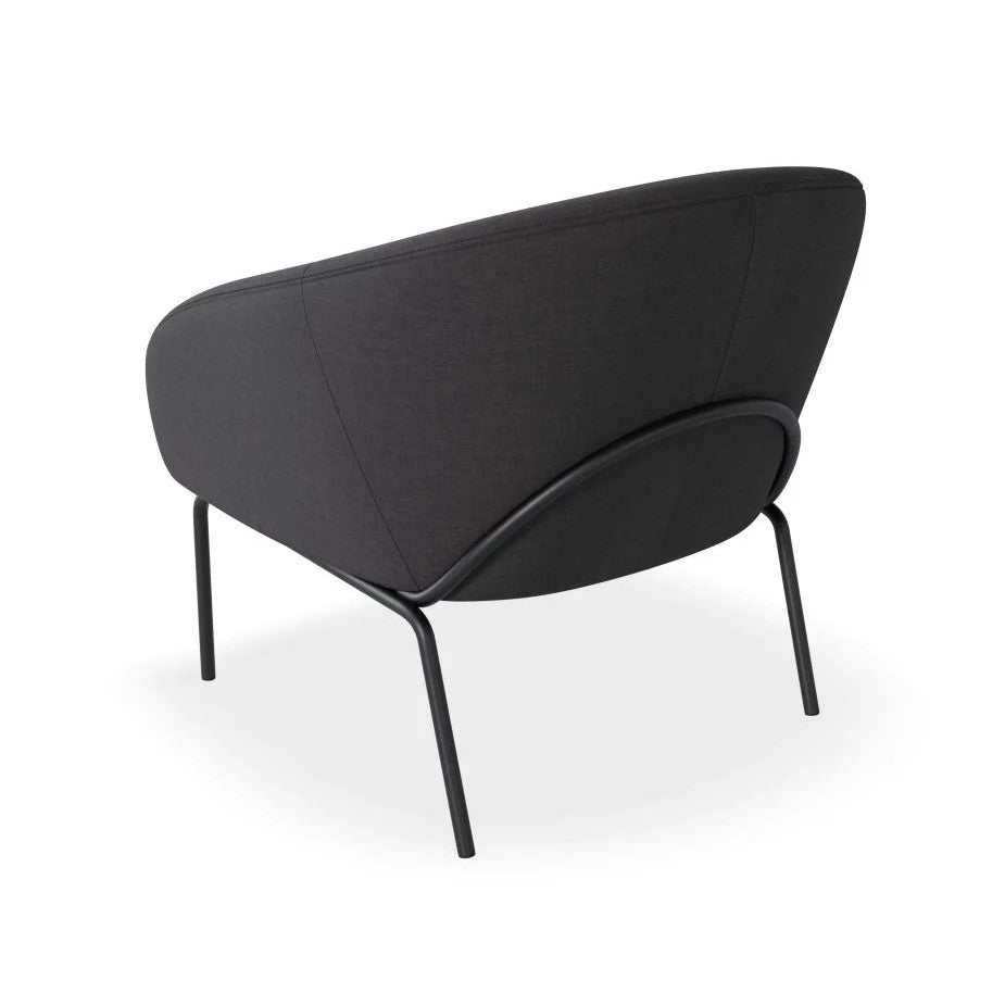 Retreat Single Seater Sofa with Matt Black Legs (Available in 4 Colors)