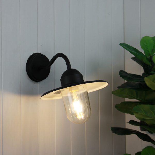 Retro Copper Angled Outdoor Wall Light (Available in 3 Colors)