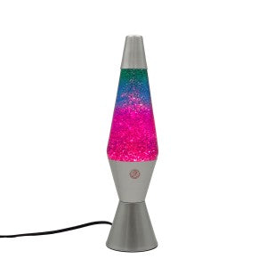 Retro Revival Glow Electric Lava Lamp - Rainbow