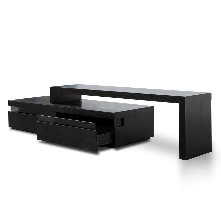 Retro Rhythm TV Unit 280cms - Black