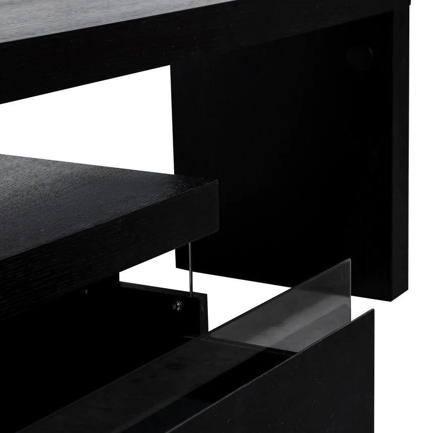 Retro Rhythm TV Unit 280cms - Black