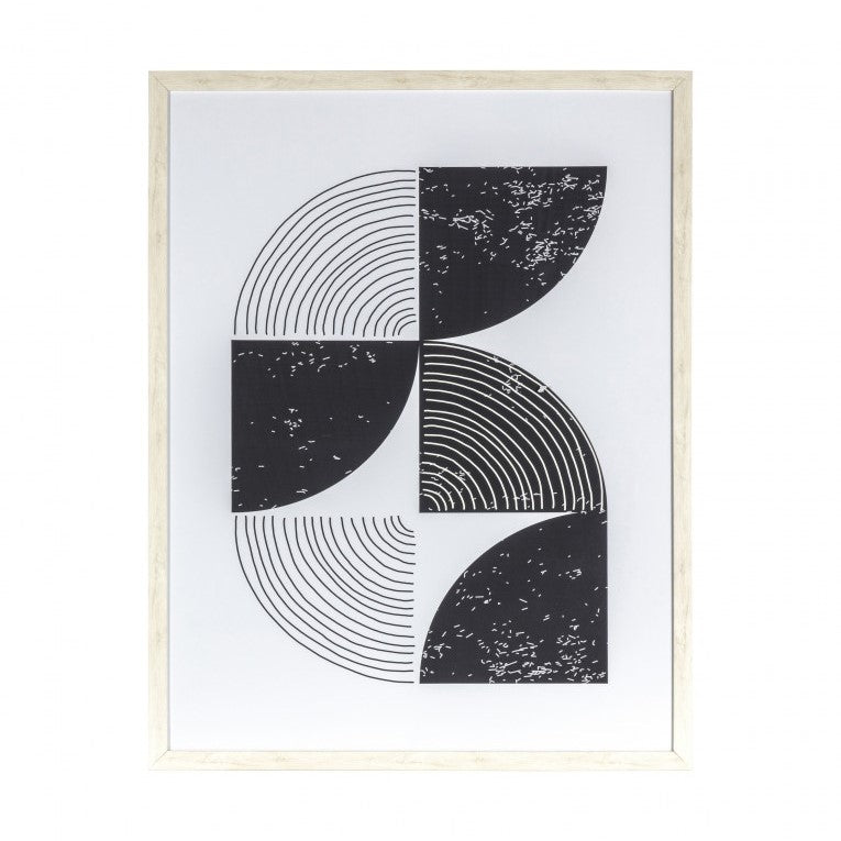 Rhythmic Wave Dance Framed Art