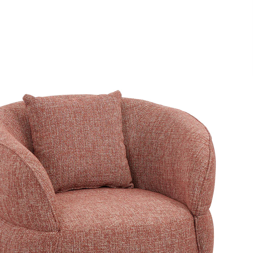 Rich Warmth Armchair - Moss Rust Orange