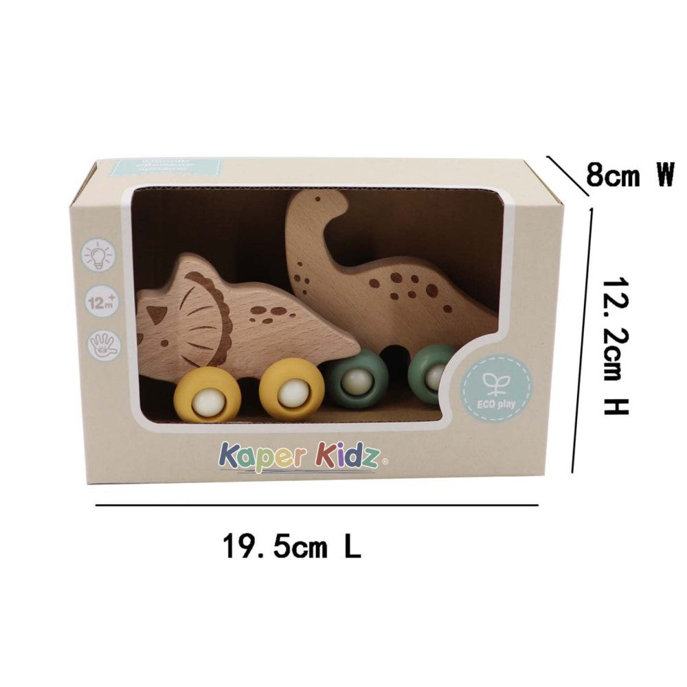 Rolling Dinos Eco Wheels Triceratops & Diplodocus