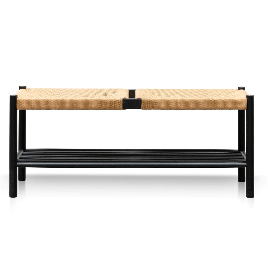 Rope Woven Dining Benches 110cms - Natural