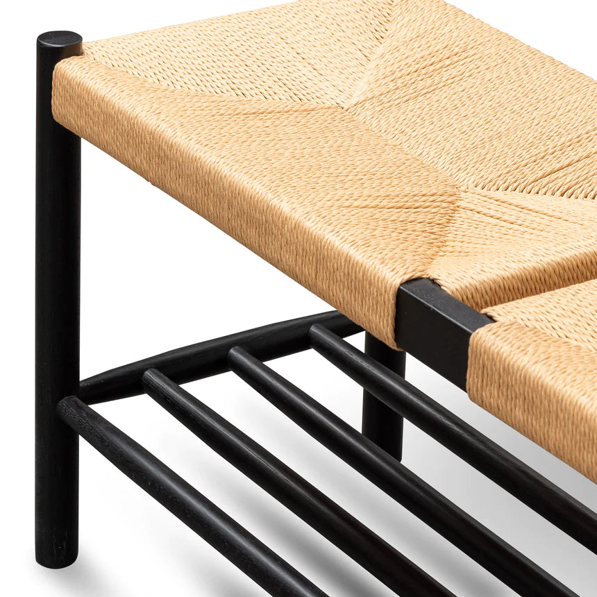 Rope Woven Dining Benches 110cms - Natural