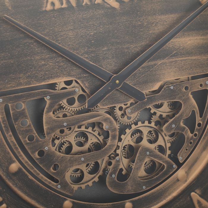 Round Antique Roman Gear Movement Wall Clock - 103cms