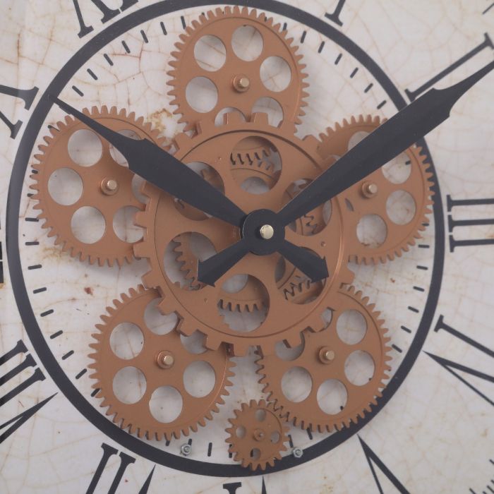 Round Domonique Gear Movement Wall Clock - 53cms