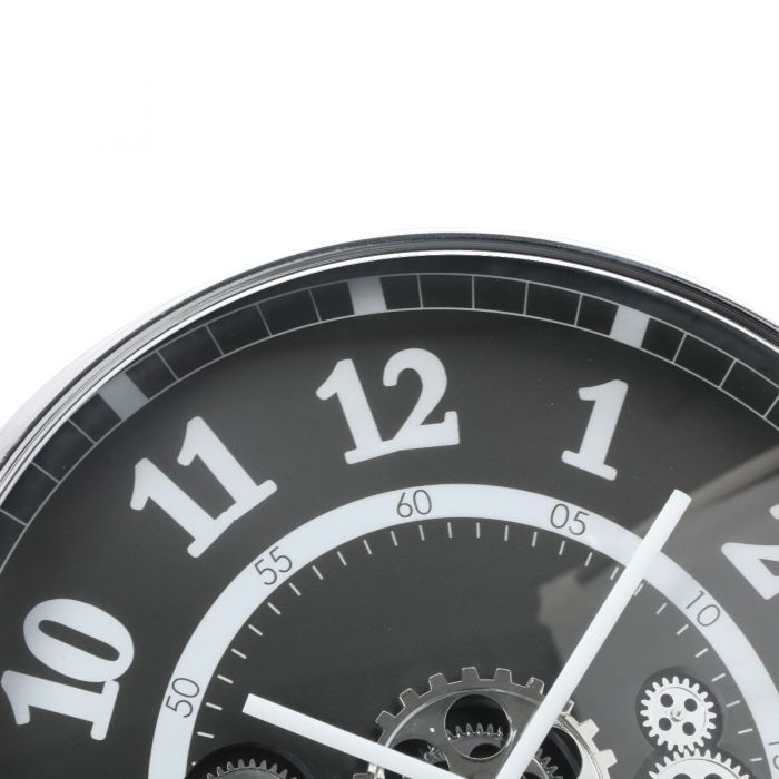 Round Dylan Industrial Gear Movement Wall Clock - 54cms