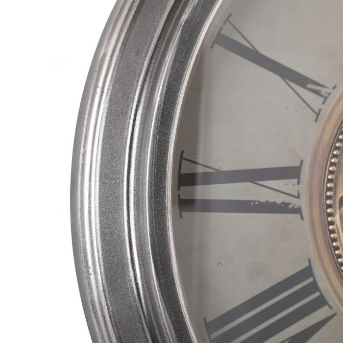 Round French Country Gear Movement Wall Clock - 82.5cms