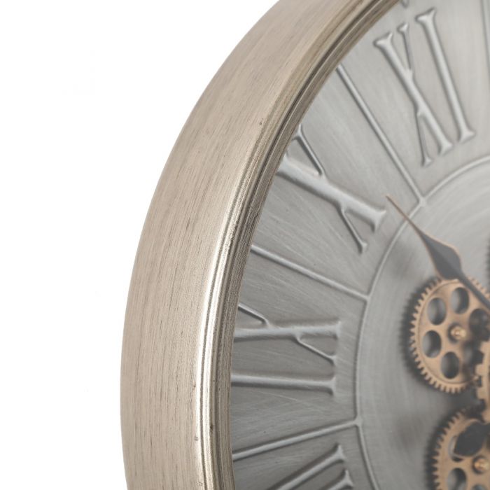 Round George Modern Gear Movement Wall Clock - 60cms