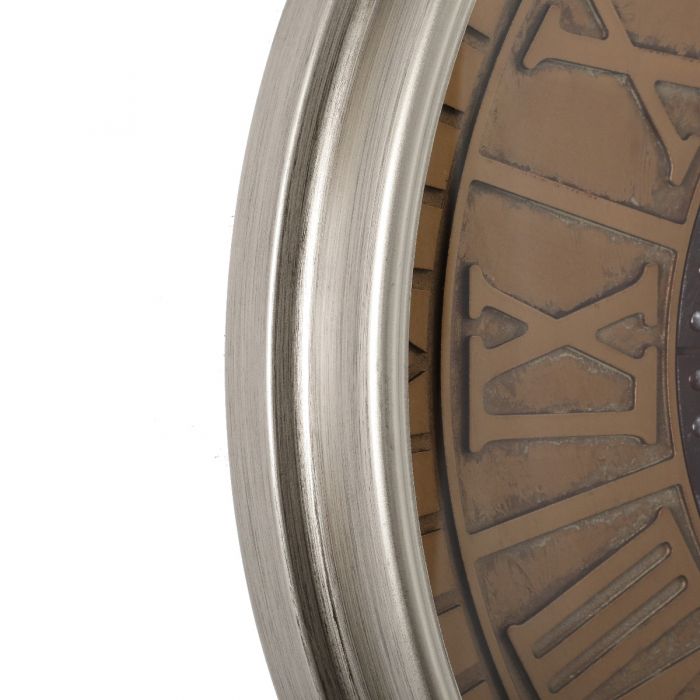 Round Persian Exposed Gear Movement Wall Clock - 80cms