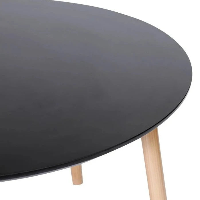 Round Unique Wooden Dining Table 100cms (Available in 2 Colors)