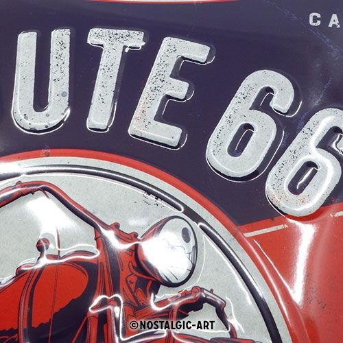 Route 66 Motor Oil - Sign Board 20 x 30cm