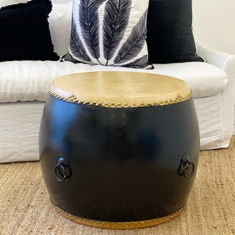 Royal Ceremonial Drum Side Table