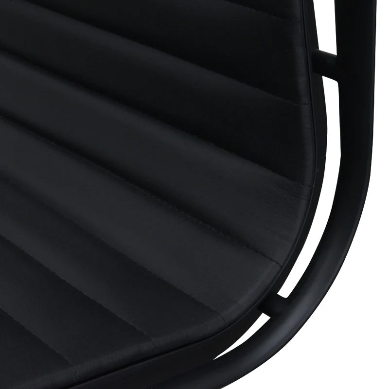 Royal Leather Office Chair - Black