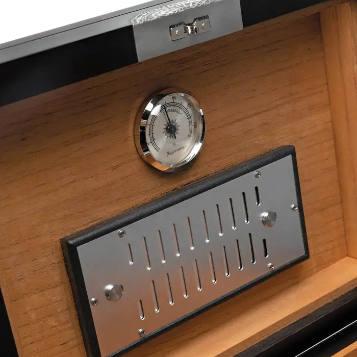 Royal Selangor Ace Pewter Motif Wooden Cigar Humidor