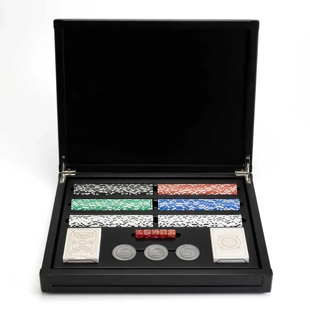 Royal Selangor Ace Playing Cards Pewter & Wooden Pokker Set